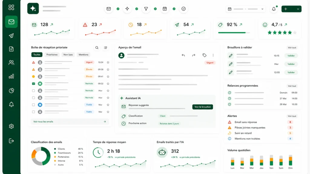 Assistant email IA : trier, répondre et relancer sans perdre le contrôle - visuel header