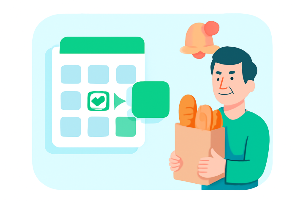 Gérer les commandes et click-and-collect d'une boulangerie