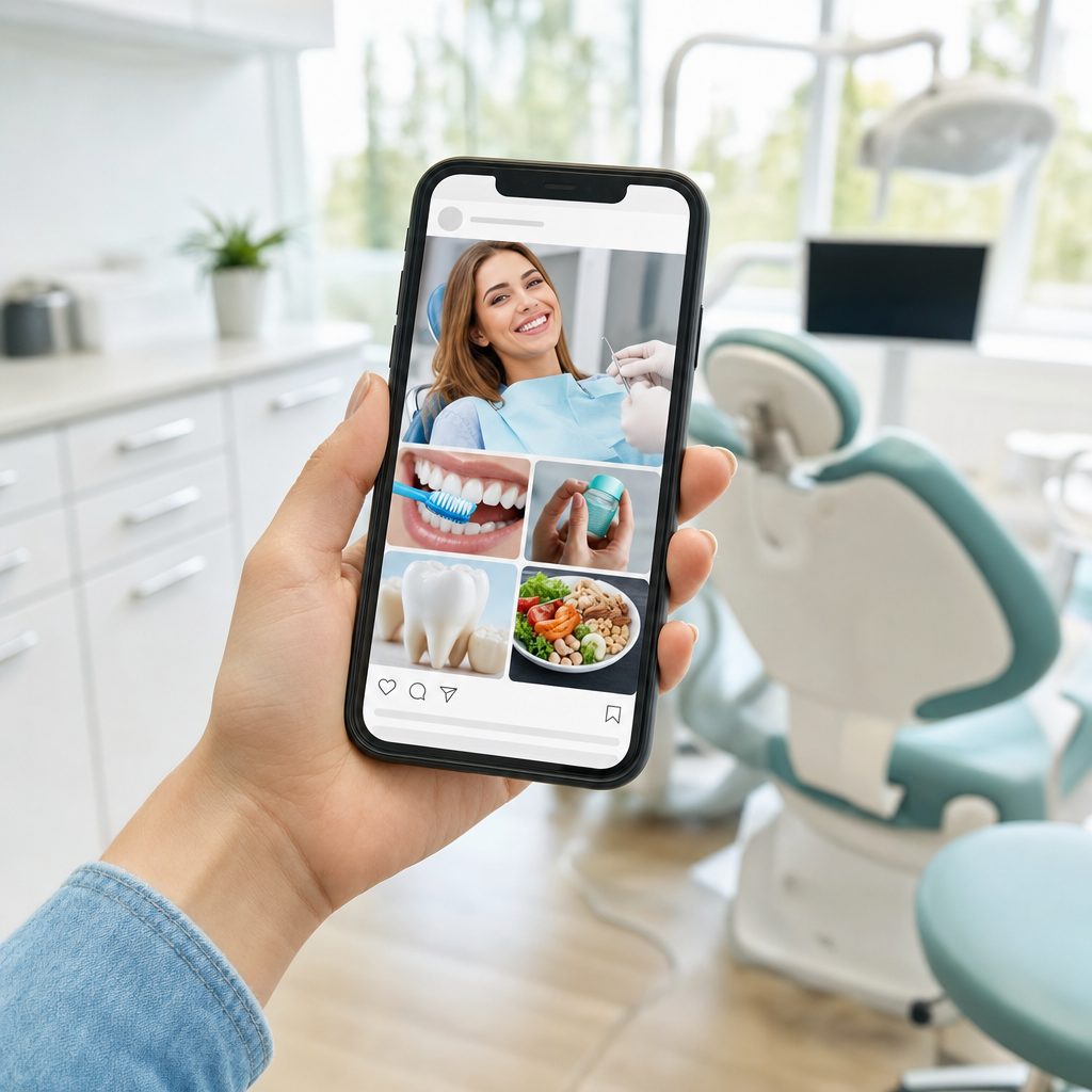 Publications réseaux sociaux automatisées pour un cabinet dentaire