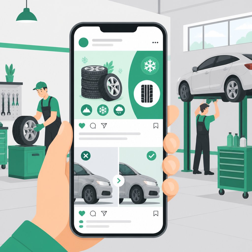 Publications réseaux sociaux automatisées pour un garage automobile