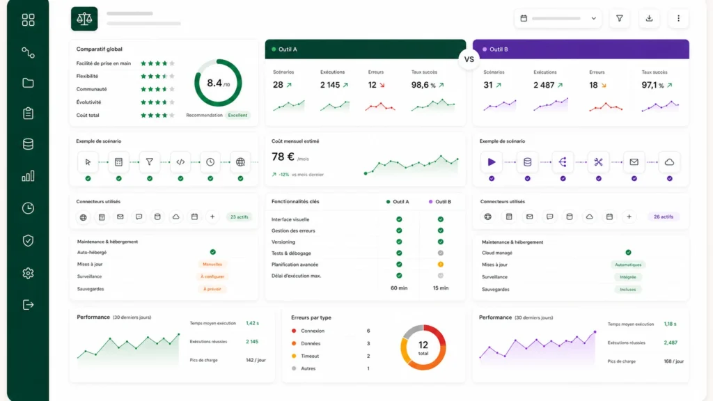 n8n vs Make : quel outil choisir pour automatiser une PME ?