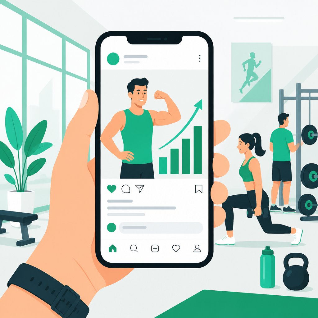 Publications réseaux sociaux de motivation automatisées pour une salle de sport