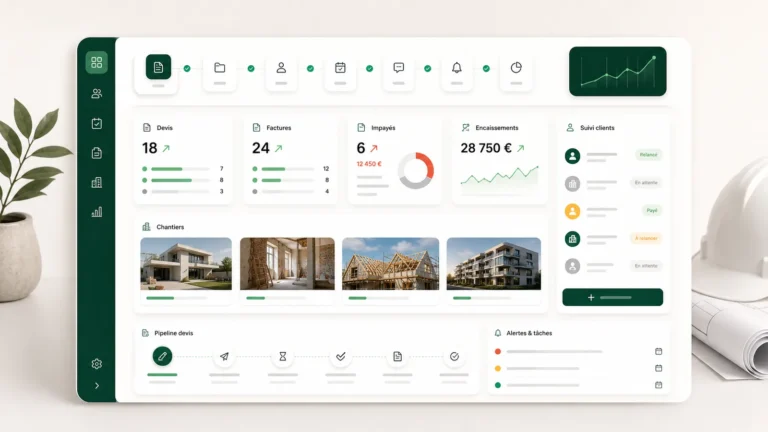 Logiciel facturation devis bâtiment gratuit : comment choisir sans perdre vos relances
